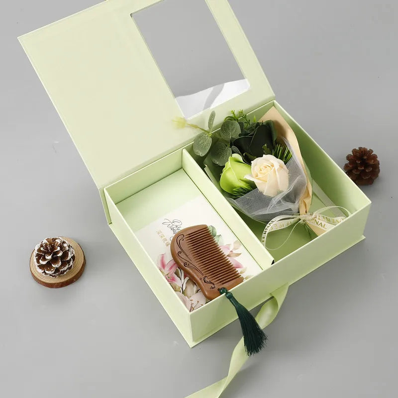 Valentine'S Day Creative Aromatherapy Floral Gift Box for Romantic Birthday Gifts for Boyfriend Girlfriend Wife and Best Friend