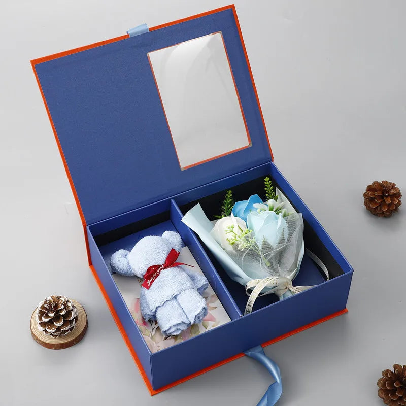 Valentine'S Day Creative Aromatherapy Floral Gift Box for Romantic Birthday Gifts for Boyfriend Girlfriend Wife and Best Friend