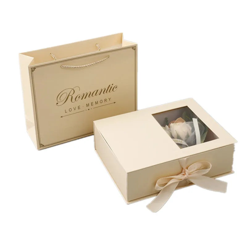 Valentine'S Day Creative Aromatherapy Floral Gift Box for Romantic Birthday Gifts for Boyfriend Girlfriend Wife and Best Friend