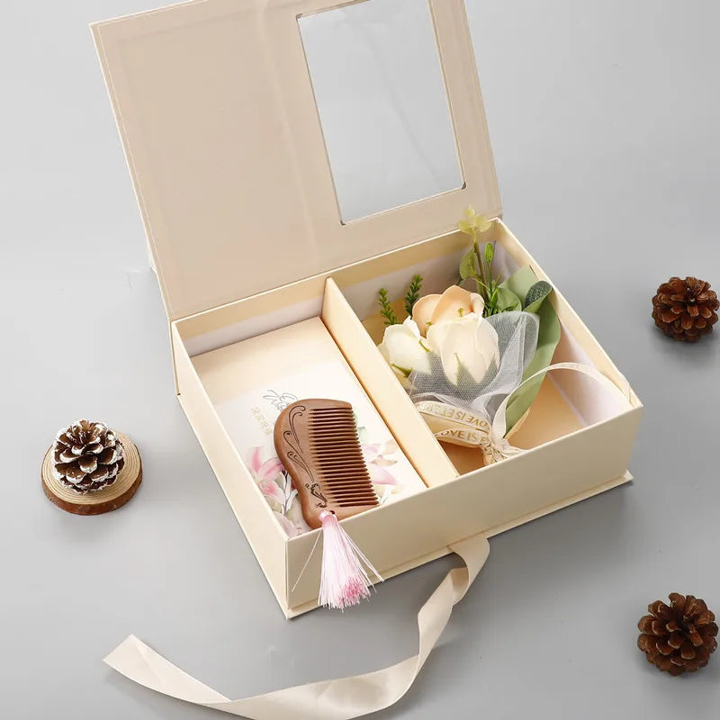 Valentine'S Day Creative Aromatherapy Floral Gift Box for Romantic Birthday Gifts for Boyfriend Girlfriend Wife and Best Friend
