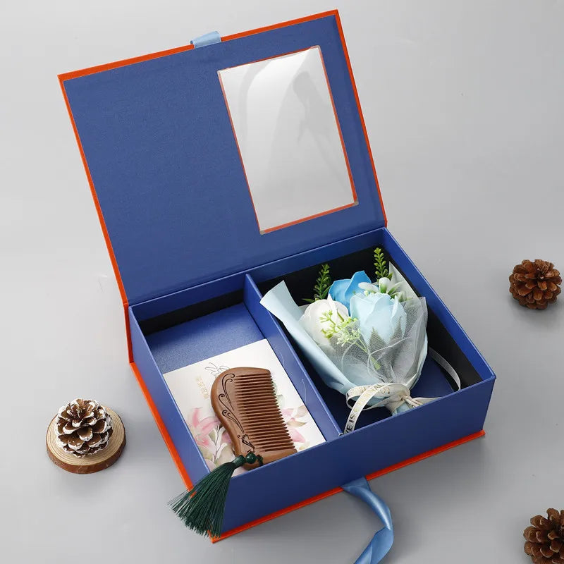 Valentine'S Day Creative Aromatherapy Floral Gift Box for Romantic Birthday Gifts for Boyfriend Girlfriend Wife and Best Friend