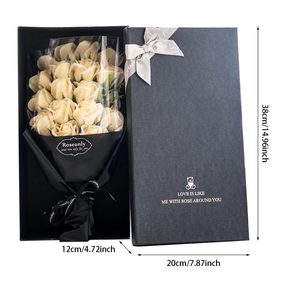 Artificial Rose Flowers Bouquet Gift Box for Mom Mother'S Day Gifts Party Supplies Accessories Birthday Girlfriend Gift Boxs