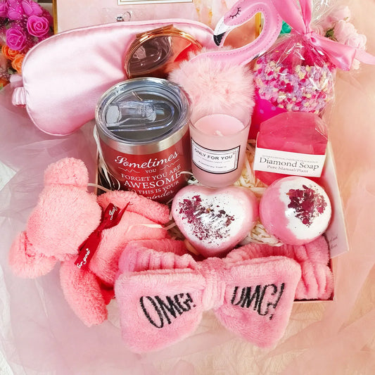 14/8Pcs Gifts Set for Women,Birthday Present,Vacuum Cup Gifts Basket for Mom Friend Sis Female Wedding Anniversary Holloween