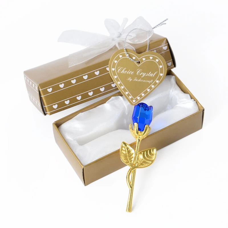 Valentine'S Day Gifts for Girlfriend Crystal Rose Artificial Flower Eternal Love Flowers for Anniversary Wedding Party Supplies